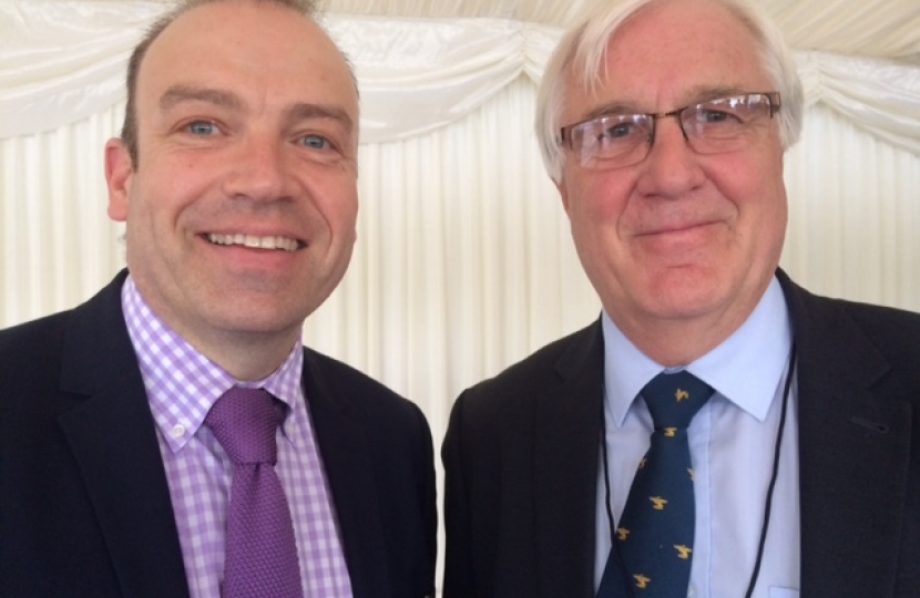Chris Heaton-Harris MP and Martyn Eustace